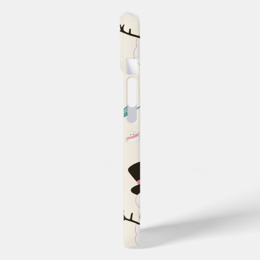 iPhone 15 Hoesjes-Cat sneeuwpop Case-Mate iPhone Case (Achterkant / Links)