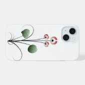 Iphone 15 ikebana hoesje case (Achterkant horizontaal)