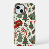 iPhone 15 Kerst Hoesje iPhone 15 Case (Achterkant)