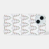 Iphone 15 Kersthoes Case (Achterkant horizontaal)