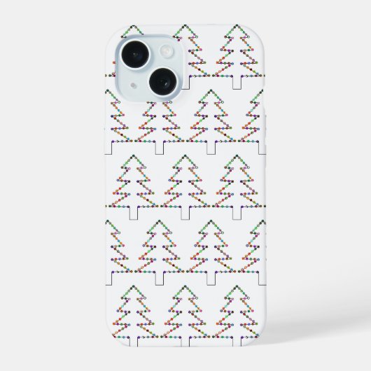 Iphone 15 Kersthoes Case (Achterkant)