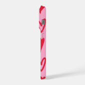 IPhone 15 mobiele hoes met hartontwerp. Hoesje (Linkerkant)