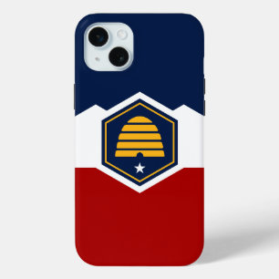 iPhone 15 Plus Case-Mate, Utah nieuwe staatsvlag Mini Hoesje