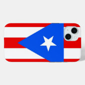 iPhone 15 Plus Case-Mate, vlag van Puerto Rico Case-Mate iPhone Case (Achterkant (horizontaal))