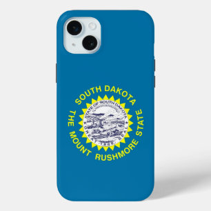 iPhone 15 Plus Case-Mate, vlag van South Dakota Mini Hoesje