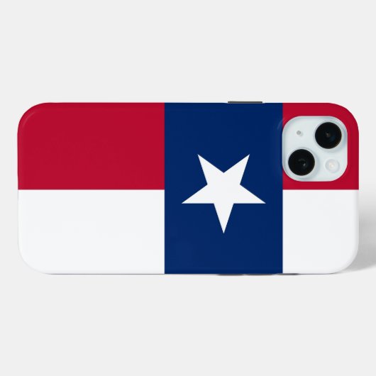 iPhone 15 Plus Case-Mate, vlag van Texas Case-Mate iPhone Case (Achterkant (horizontaal))