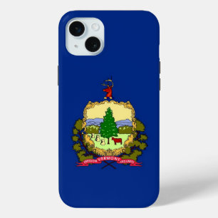 iPhone 15 Plus Case-Mate, vlag van Vermont Mini Hoesje