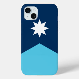 iPhone 15 Plus Hoesje-Mate, Minnesota nieuwe vlag Mini Hoesje
