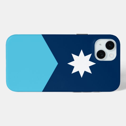 iPhone 15 Plus Hoesje-Mate, Minnesota nieuwe vlag Case-Mate iPhone Case (Achterkant (horizontaal))