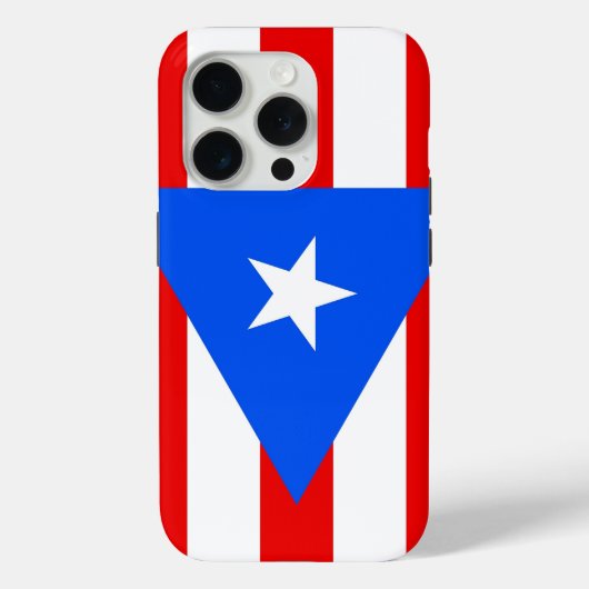 iPhone 15 Pro Case-Mate, vlag van Puerto Rico Case-Mate iPhone Case (Achterkant)