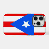 iPhone 15 Pro Case-Mate, vlag van Puerto Rico Hoesje (Achterkant horizontaal)