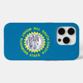 iPhone 15 Pro Case-Mate, vlag van South Dakota Case-Mate iPhone Case (Achterkant (horizontaal))