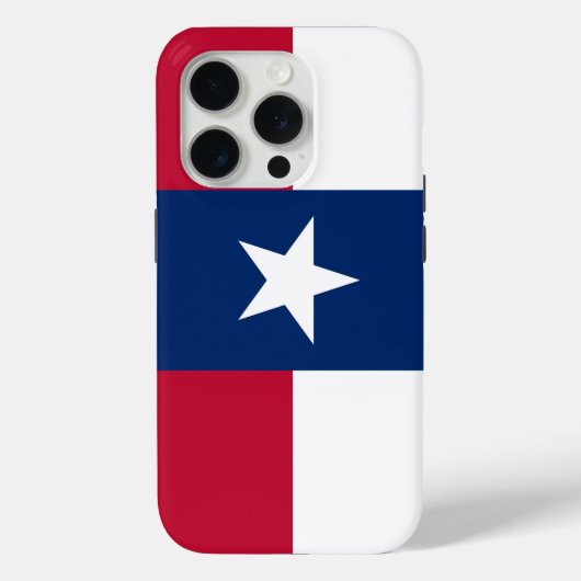 iPhone 15 Pro Case-Mate, vlag van Texas Case-Mate iPhone Case (Achterkant)