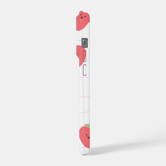 IPhone 15 pro cute strawberry case iPhone Hoesje (Linkerkant)