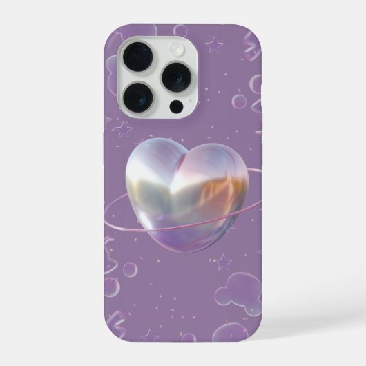 Iphone 15 pro elegante hoes hoesje (Achterkant)