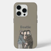 iPhone 15 Pro Hoesje cadeau voor Bestie (Achterkant)