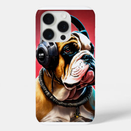 iPhone 15 Pro Hoesje met Bulldog Graphic