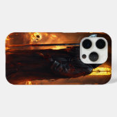 iPhone 15 Pro Hoesje met Death Metal Art (Achterkant (horizontaal))