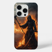 iPhone 15 Pro Hoesje met Death Metal Design (Achterkant)