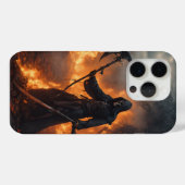 iPhone 15 Pro Hoesje met Death Metal Design (Achterkant (horizontaal))