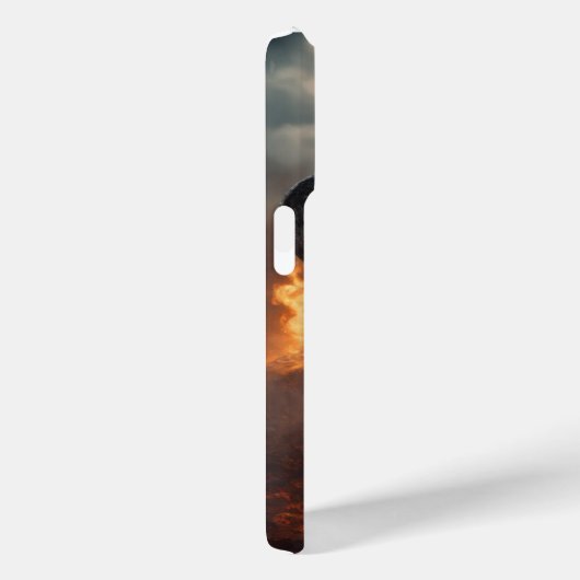 iPhone 15 Pro Hoesje met Death Metal Design (Achterkant / Rechts)