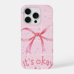 Iphone 15 Pro hoesje Met een Lint Ontwerp