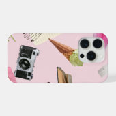 Iphone 15 Pro Hoesje Met esthetisch ontwerp (Achterkant horizontaal)