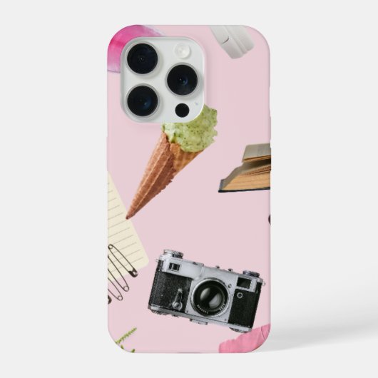 Iphone 15 Pro Hoesje Met esthetisch ontwerp (Achterkant)
