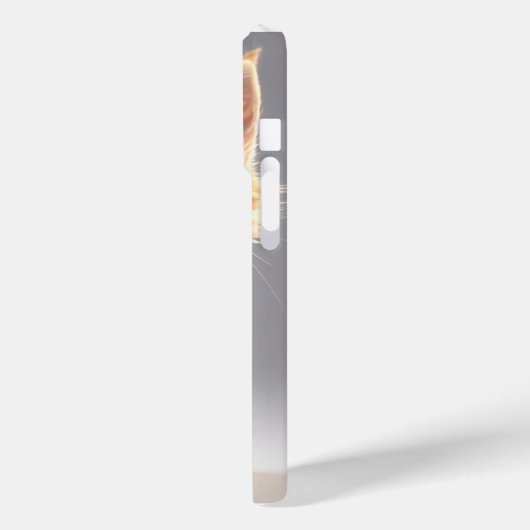 iPhone 15 Pro Hoesje met Schattig Cat Design (Achterkant / Links)