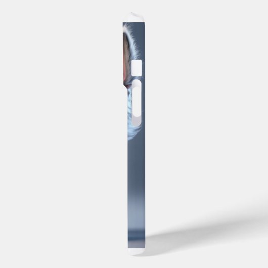 iPhone 15 Pro Hoesje met Schattige Cat Illustratio (Achterkant / Links)