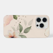 Iphone 15 Pro Hoesje (Mooie bloem ontwerp) (Achterkant horizontaal)