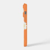 Iphone 15 Pro Hoesje Oranje Kleur Case Design (Linkerkant)