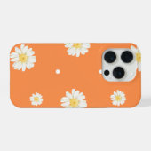 Iphone 15 Pro Hoesje Oranje Kleur Case Design (Achterkant horizontaal)