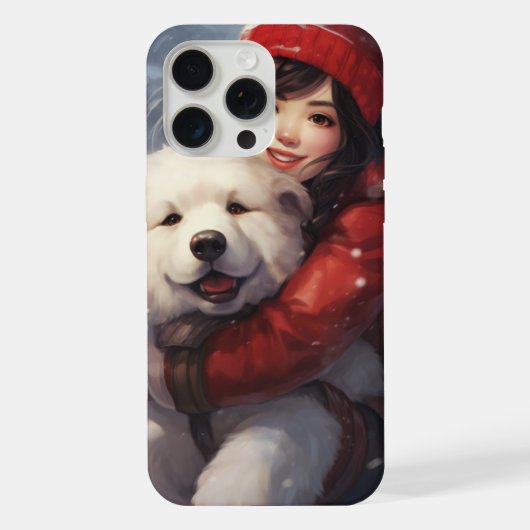 iPhone 15 Pro Max - Chien-2 Hoesje (Achterkant)