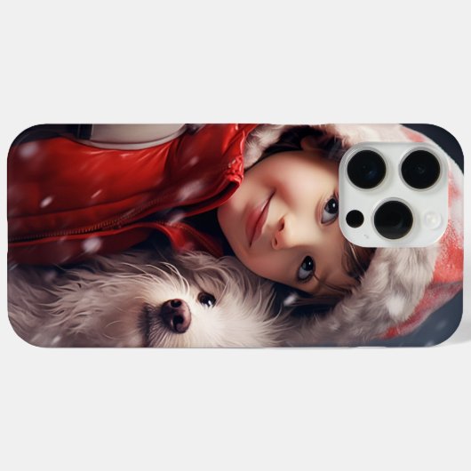 iPhone 15 Pro Max - Chien Case-Mate iPhone Case (Achterkant (horizontaal))