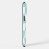 iPhone 15 Pro Max | dambord Blauwgroen Hoesje iPhone Hoesje (Rechterkant)