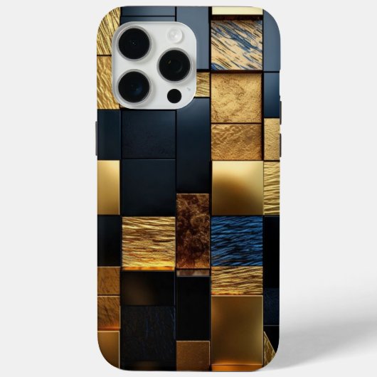 iPhone 15 pro max hoesje beste kubuskleurpatroon (Achterkant)