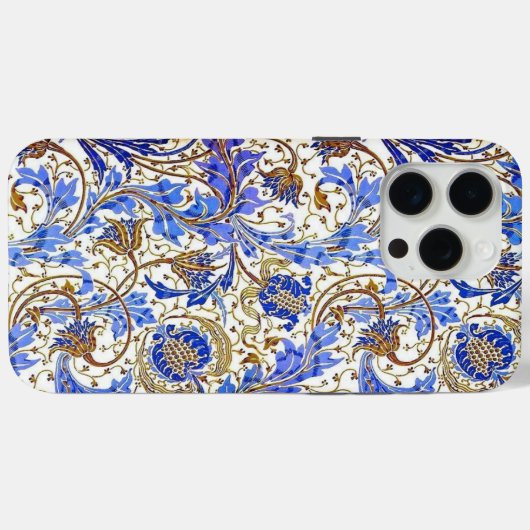 iPhone 15 pro max hoesje bloemmotief (Achterkant (horizontaal))