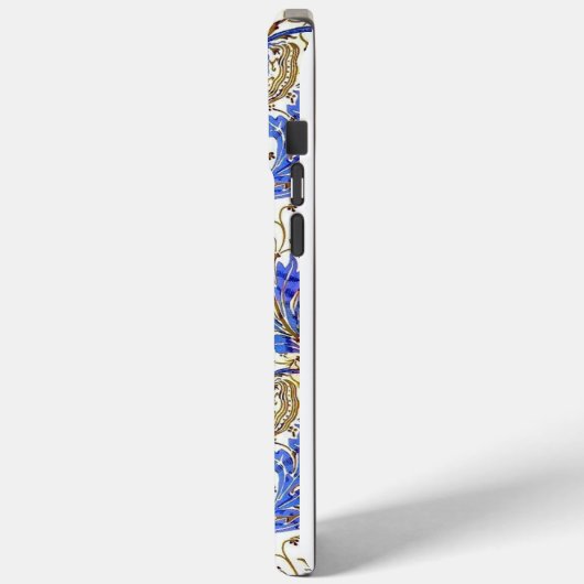 iPhone 15 pro max hoesje bloemmotief (Achterkant / Links)