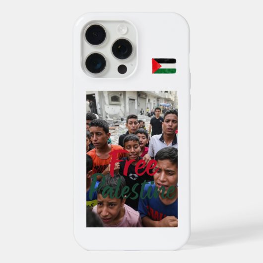 Iphone 15 Pro Max Hoesje Free Palestine (Achterkant)