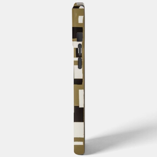 iPhone 15 pro max hoesje legerkleurpatroon (Achterkant / Links)