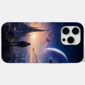 iPhone 15 Pro Max Hoesje • Sci-Fi Futuristische St (Achterkant (horizontaal))