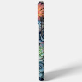 iPhone 15 pro max hoesje veelkleurige bloemetjes (Achterkant / Links)