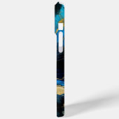 iPhone 15 Pro Max Hoesje w Blauw & Gouden Alcoholi (Achterkant / Links)