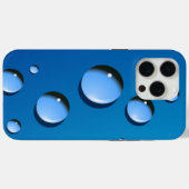 iPhone 15 pro max hoesje watercirkel kleurpatroon (Achterkant (horizontaal))