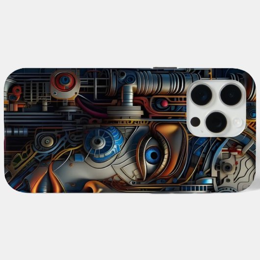 iPhone 15 pro max hoesje wetenschap en technologie (Achterkant (horizontaal))