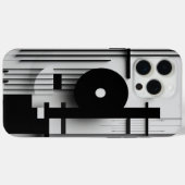 iPhone 15 pro max hoesje zwart wit kleur (Achterkant (horizontaal))