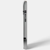 iPhone 15 pro max hoesje zwart wit kleur (Achterkant / Links)