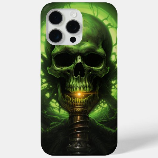 iPhone 15 Pro Max hoesjes -Schedel 5 (Achterkant)
