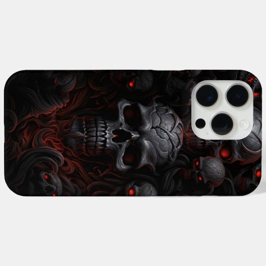 iPhone 15 Pro Max hoesjes - Skull serie (Achterkant (horizontaal))
